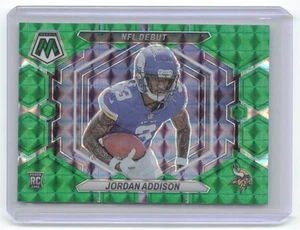 2023 Panini Mosaic #ND-14 Jordan Addison Green Fluorescent Mosaic #/10 - Picture 1 of 2