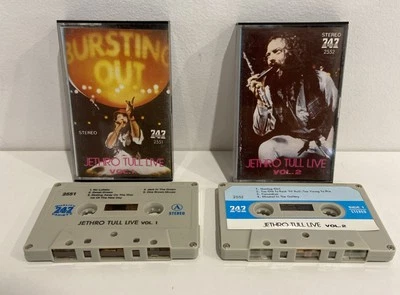 Jethro Tull Live Vol. 1 & 2 | Audio Cassette Tape Classic Rock 747 RARE Bundle - Image 1 of 4