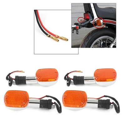 4 intermitentes/intermitentes/ámbar para HONDA Magna Rebel CMX 250 450 Shadow 600 Foto 1 de 4