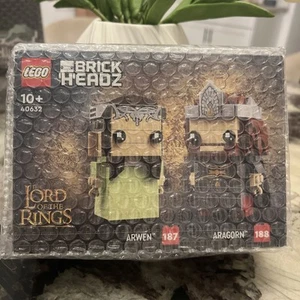 Lego Brickheadz El Señor de los Anillos Aragorn & Arwen 40632 NUEVO CAJA SELLADA NSB - Imagen 1 de 6