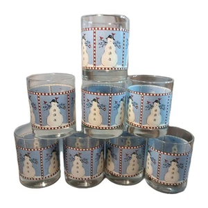 Pupazzo di neve Debbie Mumm Achor Hocking 8 doppio vecchio stile 12 once 4" Sakura - Foto 1 di 9