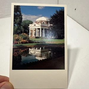 Monticello Charlottesville Virginia Continental Postcard Vintage 1986 - Picture 1 of 3