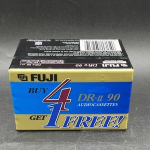 Fuji DR-II High Bias 90 Min Type 2 Blank 5er Pack Cassette Tapes - New Sealed - Bild 1 von 4