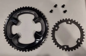 New Shimano Ultegra FC-8000 Chainrings Set, 50T-34T, and Mounting Bolts - Picture 1 of 4