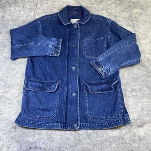 Vintage 90s St Johns Bay Barn Coat Jeansjacke Herren L Chore gefüttert Y2k Denim - Bild 1 von 10