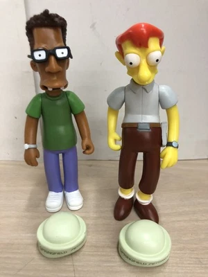 The SIMPSONS world of springfield BENJAMIN & GARY Playmates LOOSE COMPLETE - Image 1 of 4