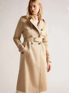 NEW Ted Baker Robbii lightweight trench coat. Color: Natural Size: 3 - Picture 1 of 8