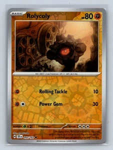 Rolycoly Reverse Holo SV05: Temporal Forces #093/162 Pokemon TCG - Picture 1 of 2