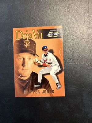 C55d #161 chipper Jones, Matt Williams, 1996 pinnacle summit déjà vu - Image 1 of 2