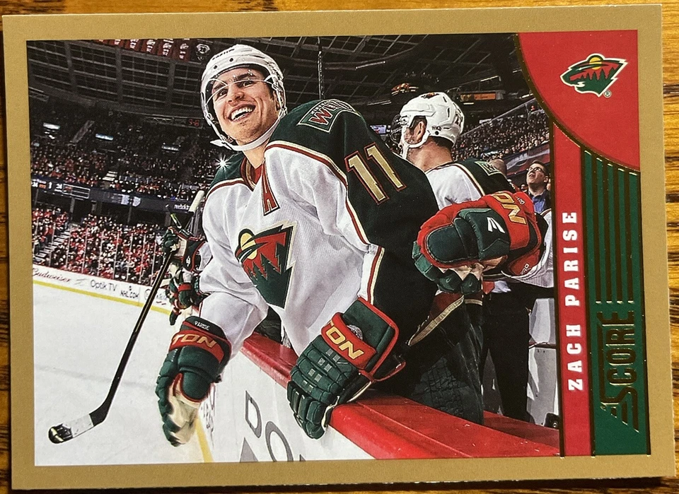 2013-14 Score Gold Zach Parise #235 Minnesota Wild - Image 1 of 2