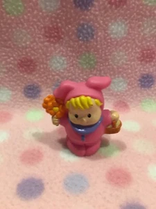 Fisher Price Little People Kind im Osterhasen Kostüm rosa Accessoire süß! - Bild 1 von 3