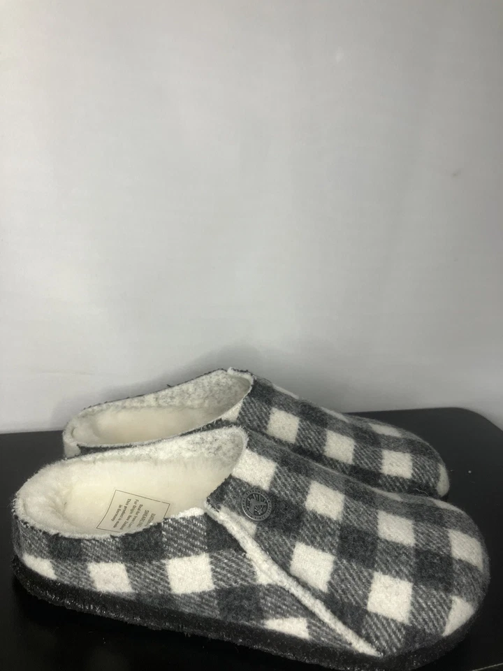 BIRKENSTOCK KIDS ZERMATT RIVET SHEARLING WOOL CLOG 滑板格子尺寸 2/33 — 第 1/4 张图片