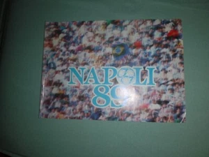 CALCIO CALENDARIO NAPOLI 1989-90 E CARTOLINA SQUADRA SCHIERATA - Picture 1 of 12