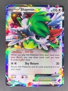 Shaymin EX 077/108 Roaring Skies 2016 English Pokémon Card MP - Picture 1 of 2