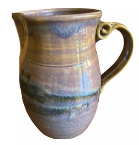 Brocca ceramica vintage 1988 firmata da Houghridge? - Foto 1 di 10
