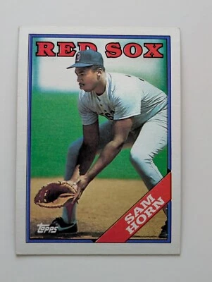1988 Topps - #377 Sam Horn (RC) - Image 1 of 2