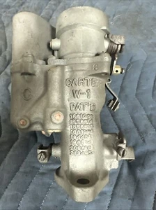 Carter W-1 Carburetor 1932 1946 Chevy 4 Parts Sandblasted Vtg shaft seized - Picture 1 of 24