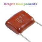 10 x 0.22uF / 220nF (224) Polyester Film Capacitor - 400V (max) - 1st CLASS POST