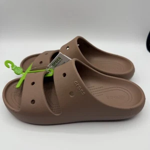 Crocs Classic Sandalo V2 Marrone Beige 2 Cinturini Scarpe M8/W10 - Foto 1 di 6