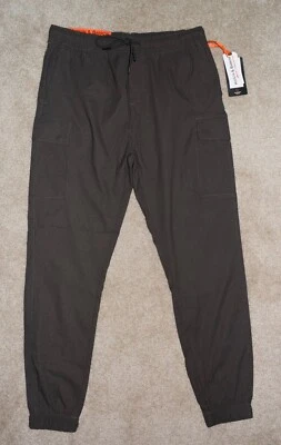 Nuevos Pantalones para Hombre Hudson & Barrow Pequeños Performance Tech Carbón Nylon Jogger Foto 1 de 3