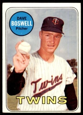1969 Topps Dave Boswell Minnesota Twins #459 - Image 1 of 2
