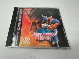 World Heroes Perfect SNK Neo Geo CD PROBADO EN EE. UU. - Imagen 1 de 3
