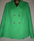 Marks & Spencer M&S Collection Mint Green Stormwear Jacket Trench Coat 10 38 S