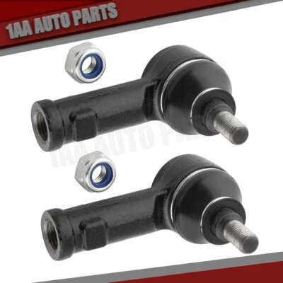 Pair Front Outer Tie Rod Ends For 2001 2002 2003 2004 2005 2006 Hyundai Santa Fe - Image 1 of 4