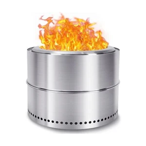 HGD 20 inch Smokeless Firepit Outdoor, Stainless Steel Fire Pit, Smokeless Fi... - Picture 1 of 8