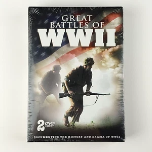 Great Battles of WWII Documenting the History and Drama 2 DVD Set 2006 Brandneu - Bild 1 von 5
