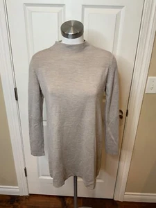 COS Gray Mock Neck Oversized Sweater, Size S - Picture 1 of 5