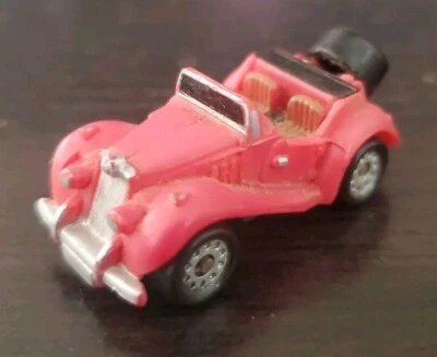 Galoob Vintage Micro Machines Rare Pink 1954 MG TF Roadster 1986  - Image 1 of 4