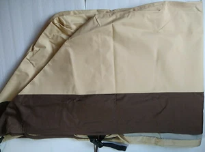 Square Fire Pit Cover 40" Heavy Duty Waterproof By Ashley River Tan/Brown - Picture 1 of 5