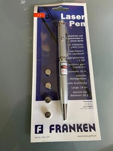 Franken LaserPen 2 in 1: Laserpointer und Kugelschreiber in einem, NEU, OVP - Bild 1 von 3