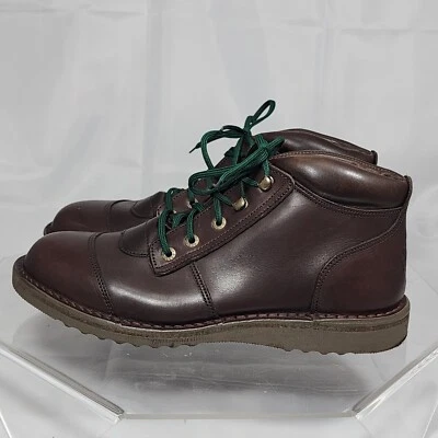 JIM GREEN African Ranger Men 13 Brown Leather Chukka Ankle Boots - Photo 1/4