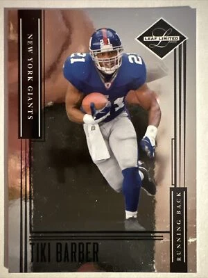 2006 Leaf Limited /799 Tiki Barber Giants - Image 1 of 2