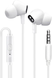 3.5mm Wired In-Ear Headphones with Mic - Picture 1 of 7