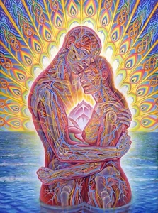 Alex Grey Artist Pyschedelic Poster Print T266 - Picture 1 of 1