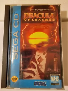 Dracula Unleashed (Sega CD, 1993) Complete W/ Case & Manual - Picture 1 of 5