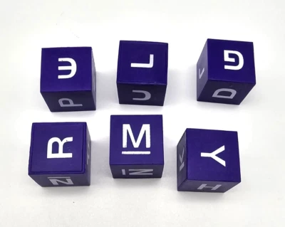 Juego de mesa Cranium Pop 5 2006 6 cubos de cráneo dados piezas de repuesto Foto 1 de 3