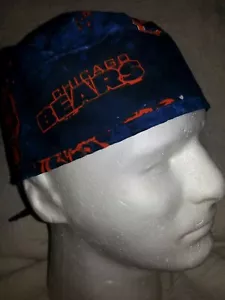 Bears Medical Surgical Tie Scrub Hat - Picture 1 of 1