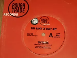 THE BAND OF HOLY JOY *RARE OZ PROMO 7" 45 ' TACTLESS ' 1988 EXC - Picture 1 of 2