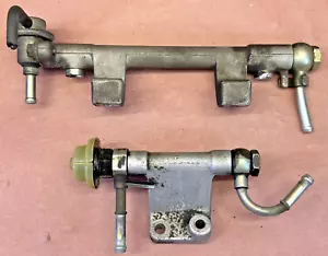 86 Mazda RX7 Fuel Rail Assembly Pair Primary Secondary w/ Pressure 13B 86-88 - Bild 1 von 6