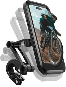Support de téléphone étanche pour vélo et Moto Rotatif à 360° avec rotule à 3... - Photo 1 sur 7