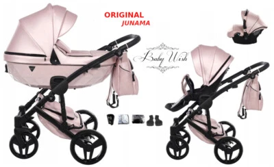 Junama S-Klasse V2 VERSION BABYWAGEN BUGGY 3in1 CARRYCOT + KINDERWAGEN + AUTOSITZ