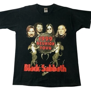 Vintage Black Sabbath Reunion Tour 1999 T Shirt Size XL Metal Band Ozzy Osbourne - Picture 1 of 12