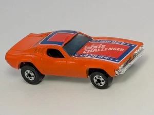 Vintage 1982 Mattel Hot Wheels Orange DIXIE CHALLENGER 426 NO FLAG - Picture 1 of 6