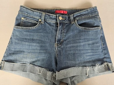 Женские джинсовые синие шорты JLO Jennifer Lopez размер 8 - Изображение 1 из 4
