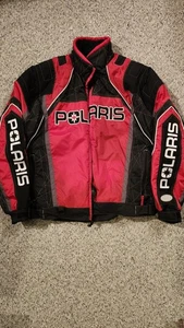 Pure Polaris Racing Snowmobile Jacket  Red & Black Men’s Size Medium - Picture 1 of 11