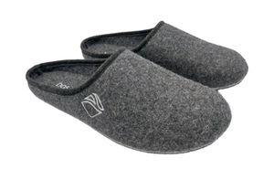 Men's felt slippers with a non-slip felt sole, graphit, sizes 40-46 Bosaco - Picture 1 of 11